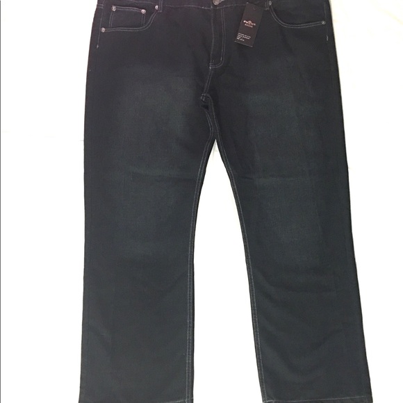 Krome Jeans Krome Blue Black Jeans Mens Size 48 X 32 New With Tags